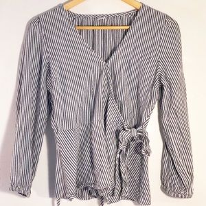 Old Navy Striped Tie-Waist Top